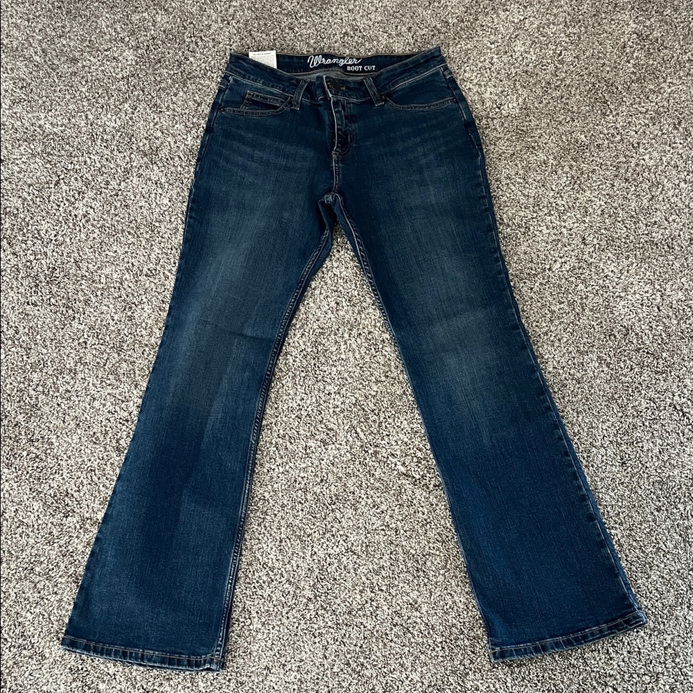 Wrangler Women’s Dark Indigo Boot Cut Jeans